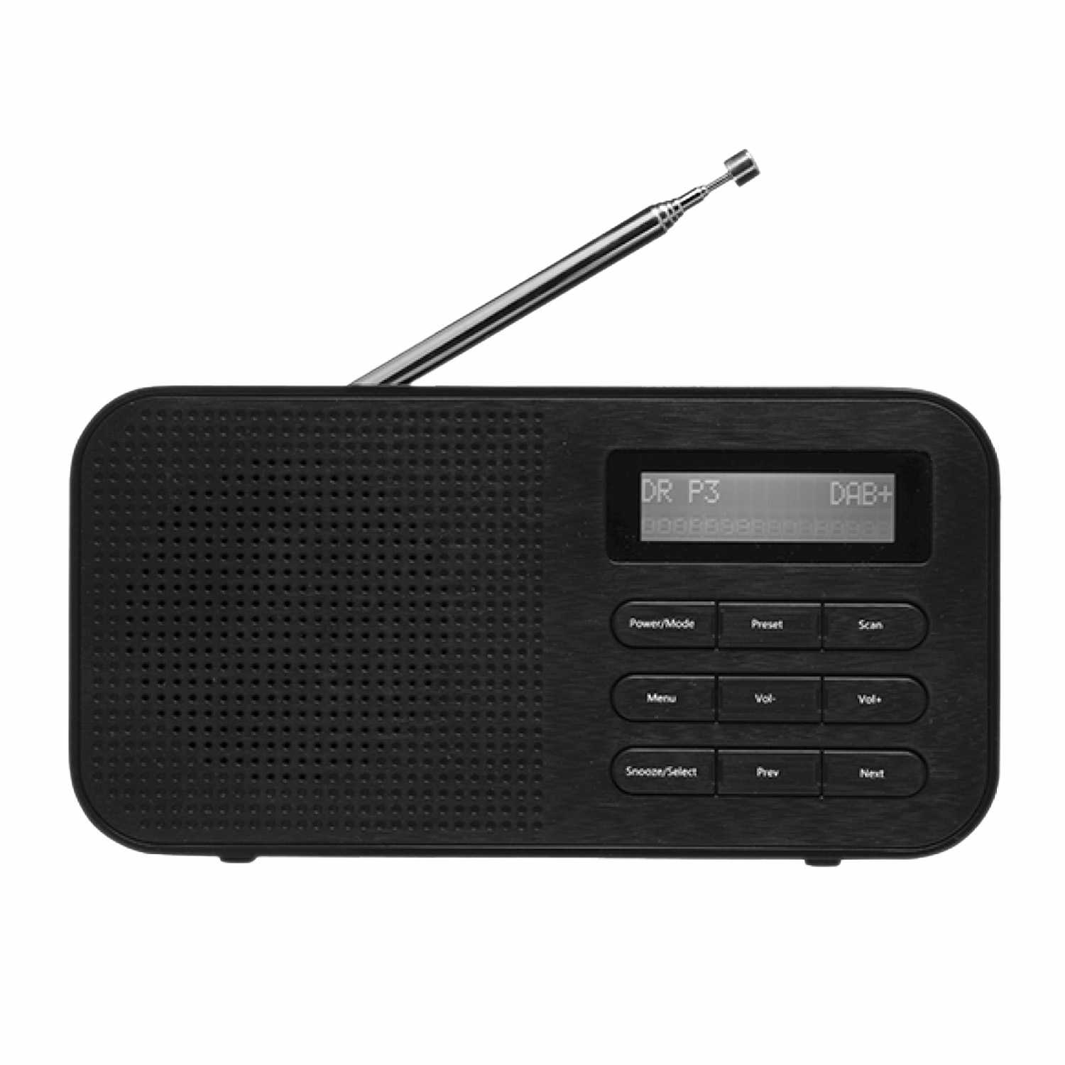 DAB+/UKW Radio DENVER, schwarz