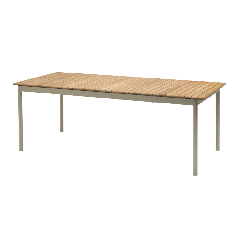 Fritz Hansen Pelagus tuintafel 214x90.5 light ivory