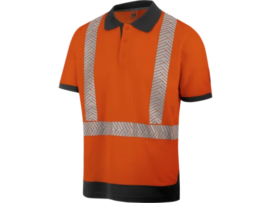 Polo de travail haute-visibilité orange fluo Würth MODYF