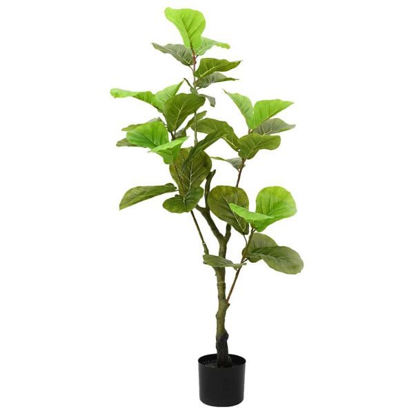 vidaXL Figueira Artificial 30 Folhas 125 cm Verde - 2168167612