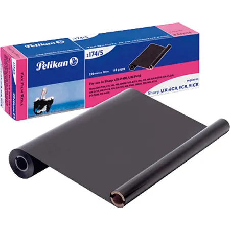 Pelikan Thermotransfer-Rolle 2174/5 ersetzt UX-91CR für Sharp, 220 mm/30 m