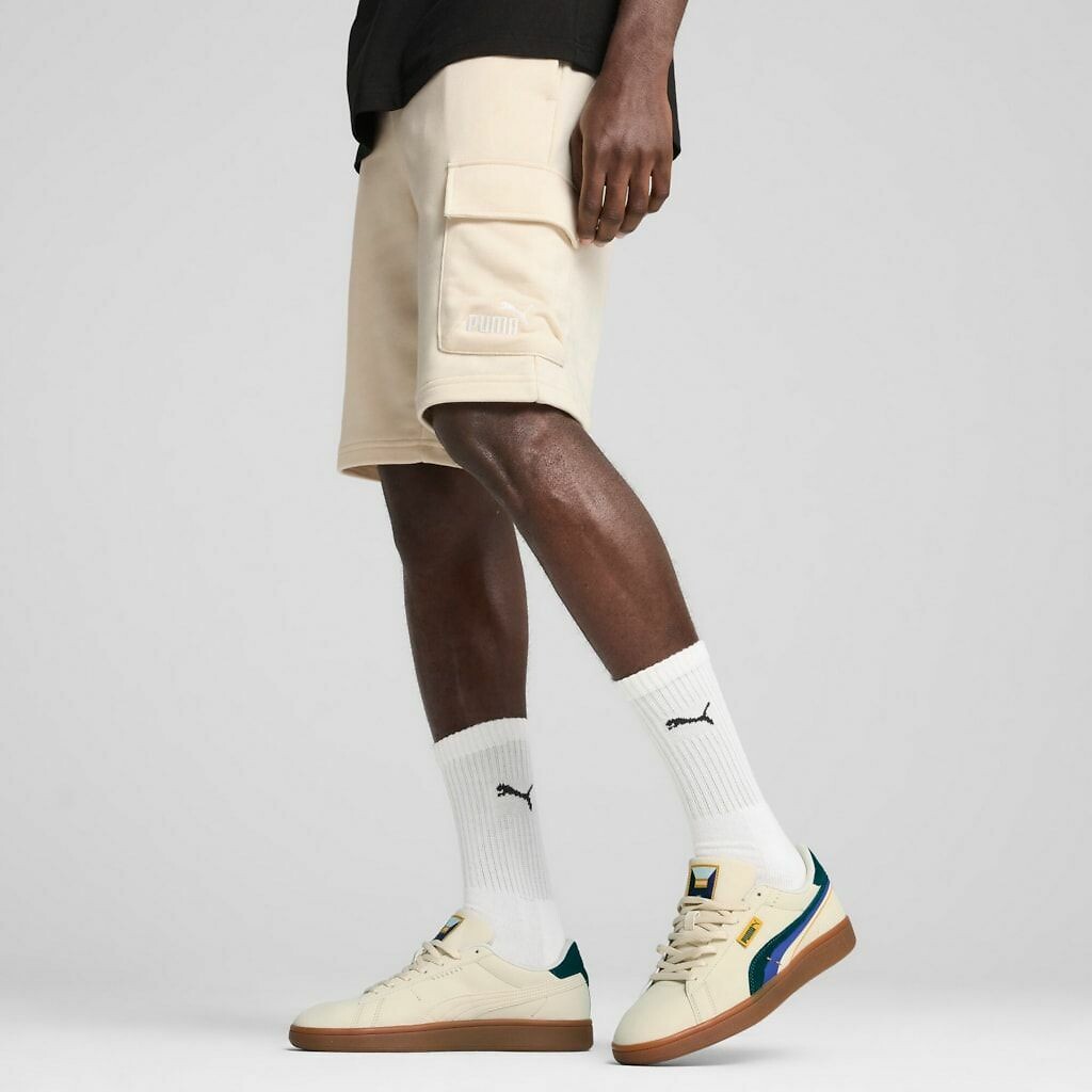 PUMA<br>Shorts cargo de algodão, Essential