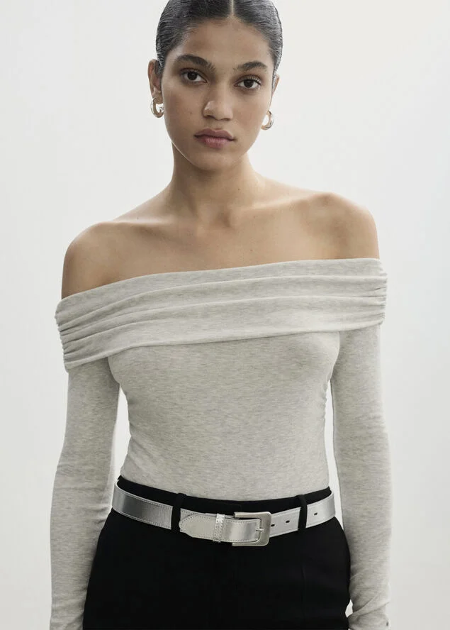 MANGO Off shoulders T-shirt 92