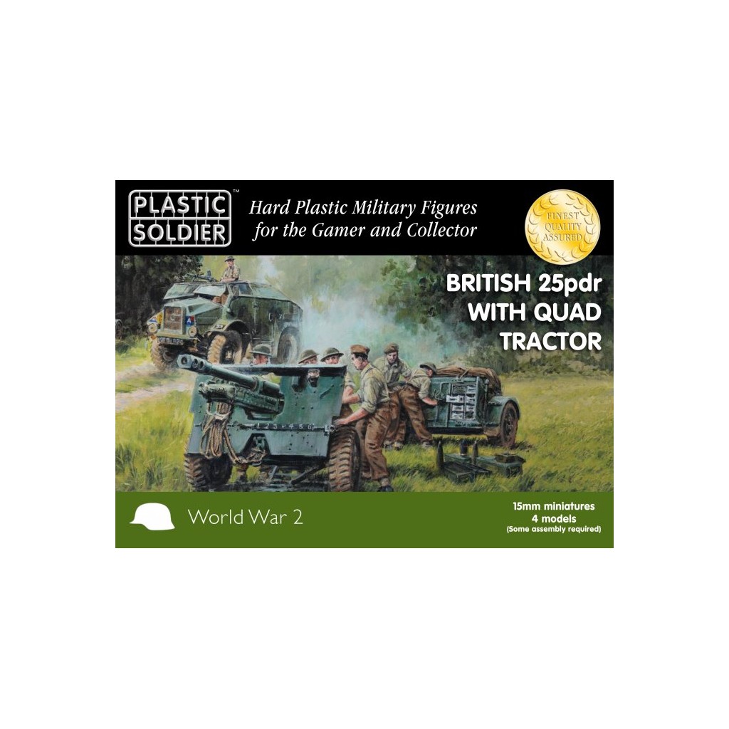 15mm British 25pdr and Morris Quad Tractor