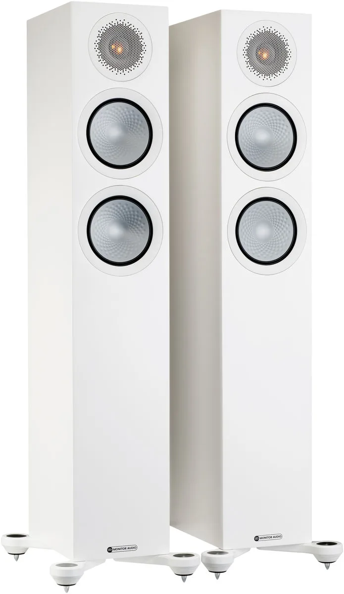 Monitor Audio Silver 200 7G Blanc satin (la paire) Enceintes colonne