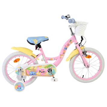 Kinderfiets Disney Stitch pink 16 inch
