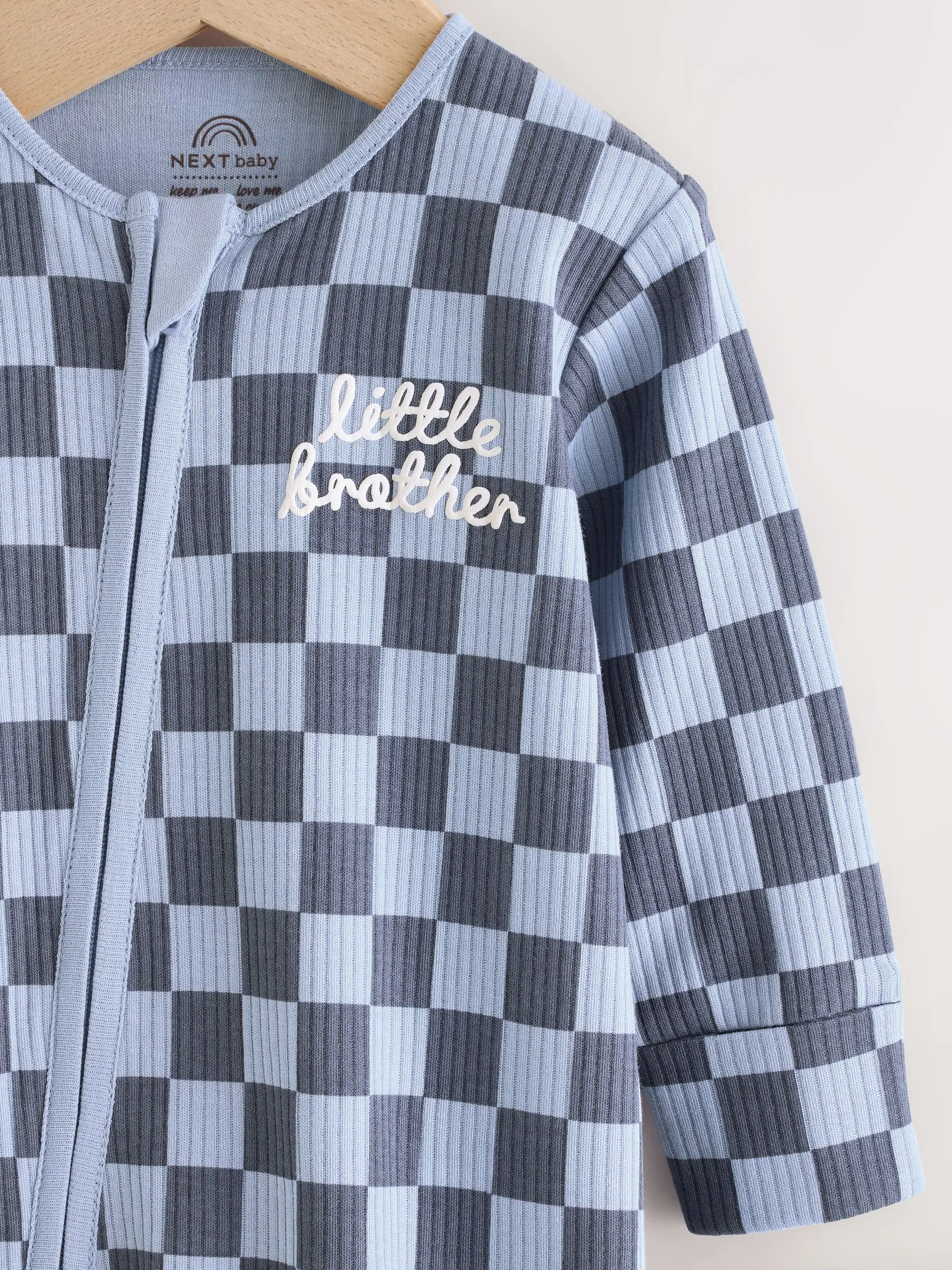 Blauw Little Brother - Baby Family-pyjama (0-2jr)