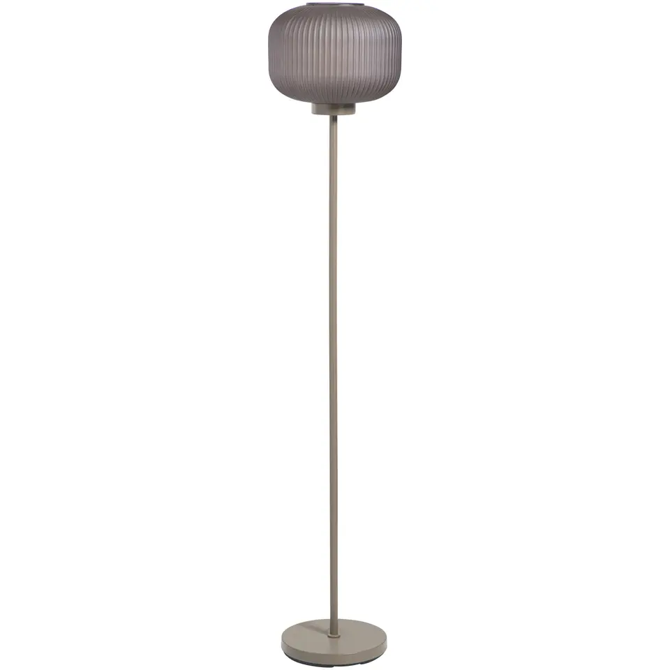 Vloerlamp Ella taupe E27 - 150x30x30 cm