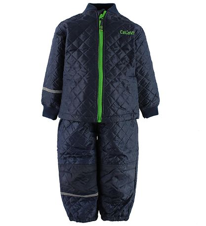 CeLaVi Thermokleidung - Navy m. Grün