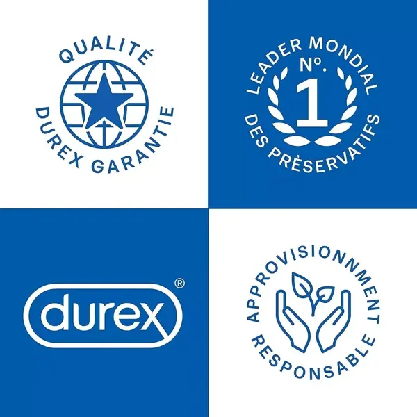 Durex Pacote com 2 caixas de preservativos tamanho XXL Comfort (10 unidades cada) - Cor Nude XL (2 unidades)