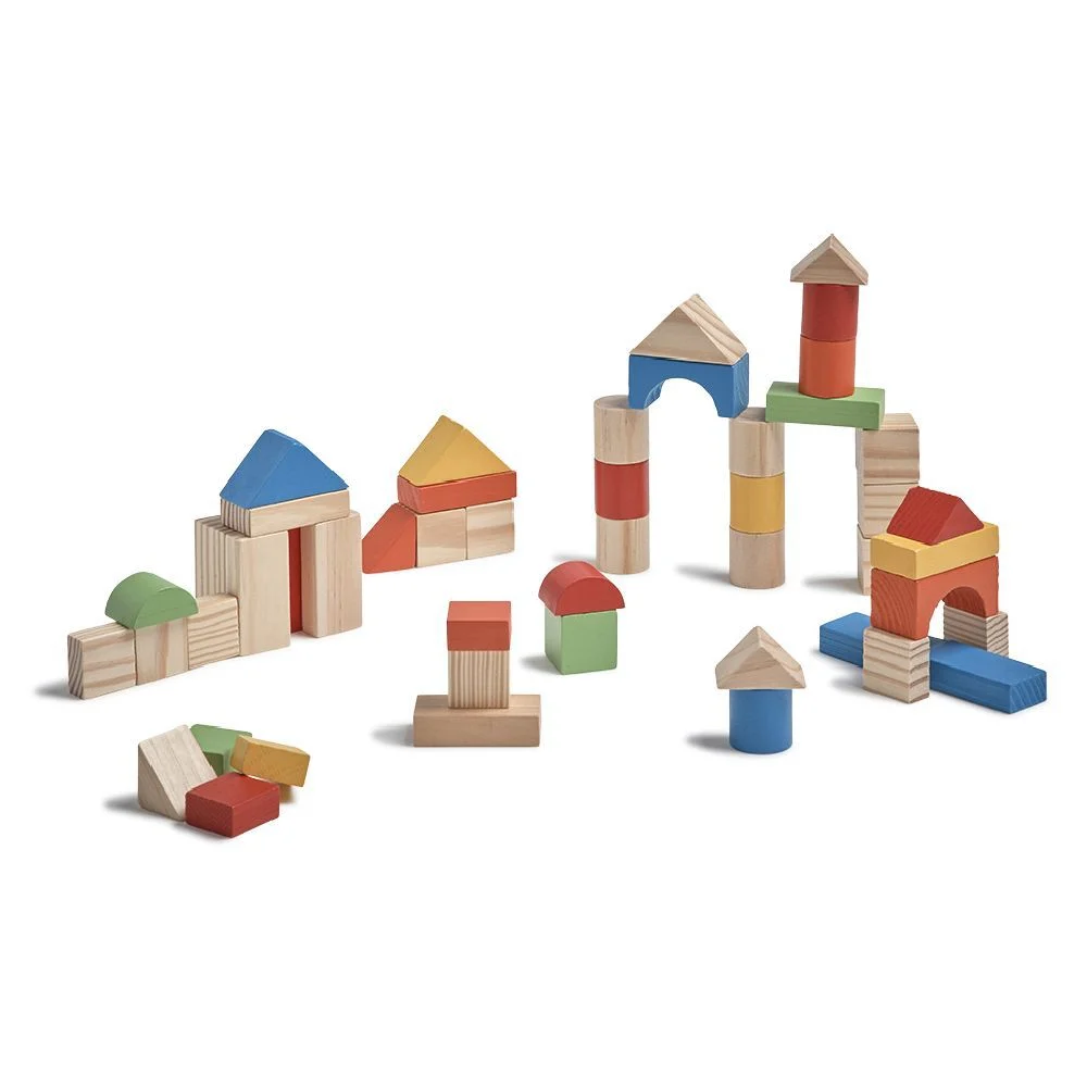 Jeu de construction en  bois 100 pièces