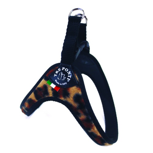 Coleira Tre Ponti com estampa de leopardo refletiva para cães