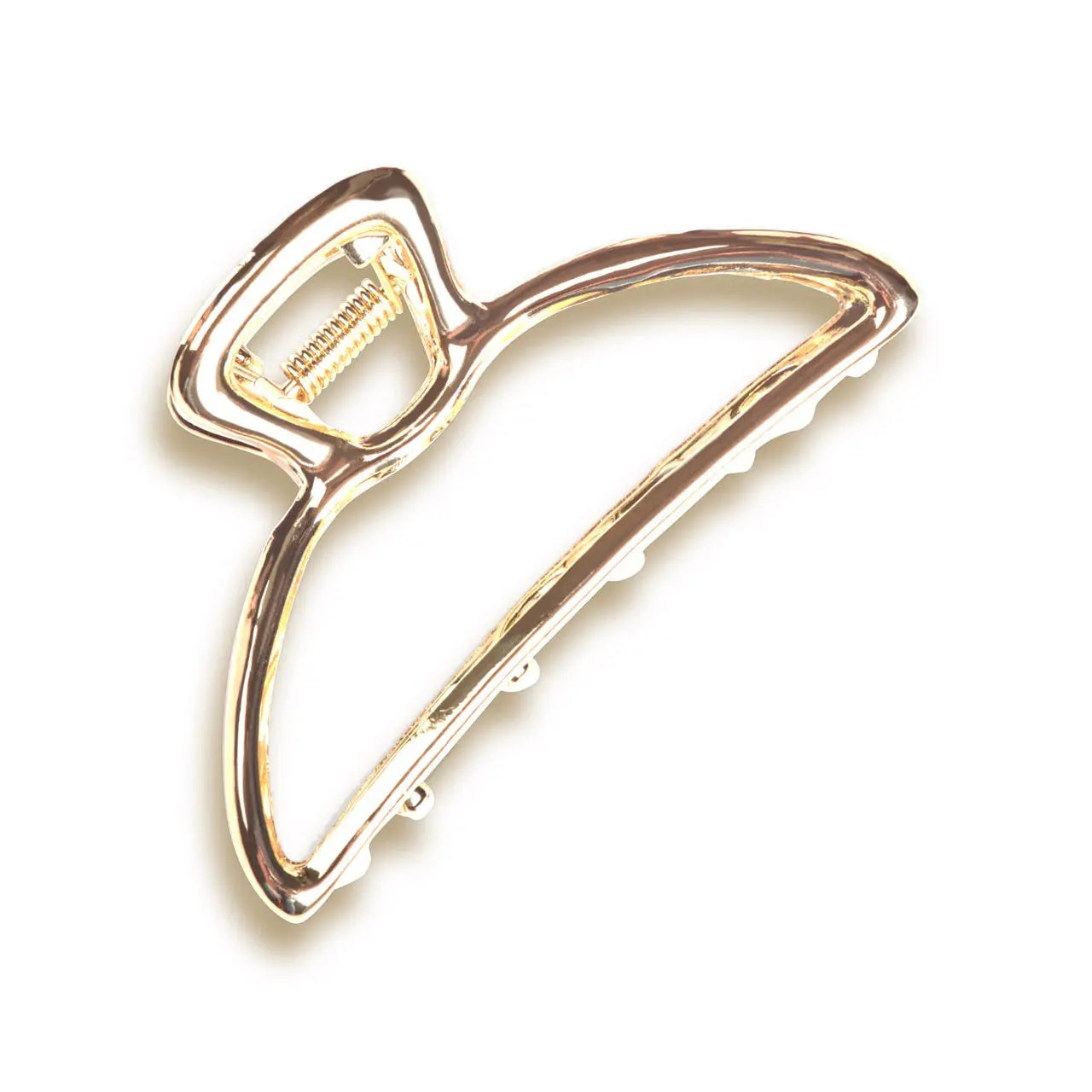 Open Shape Claw Clip Gold