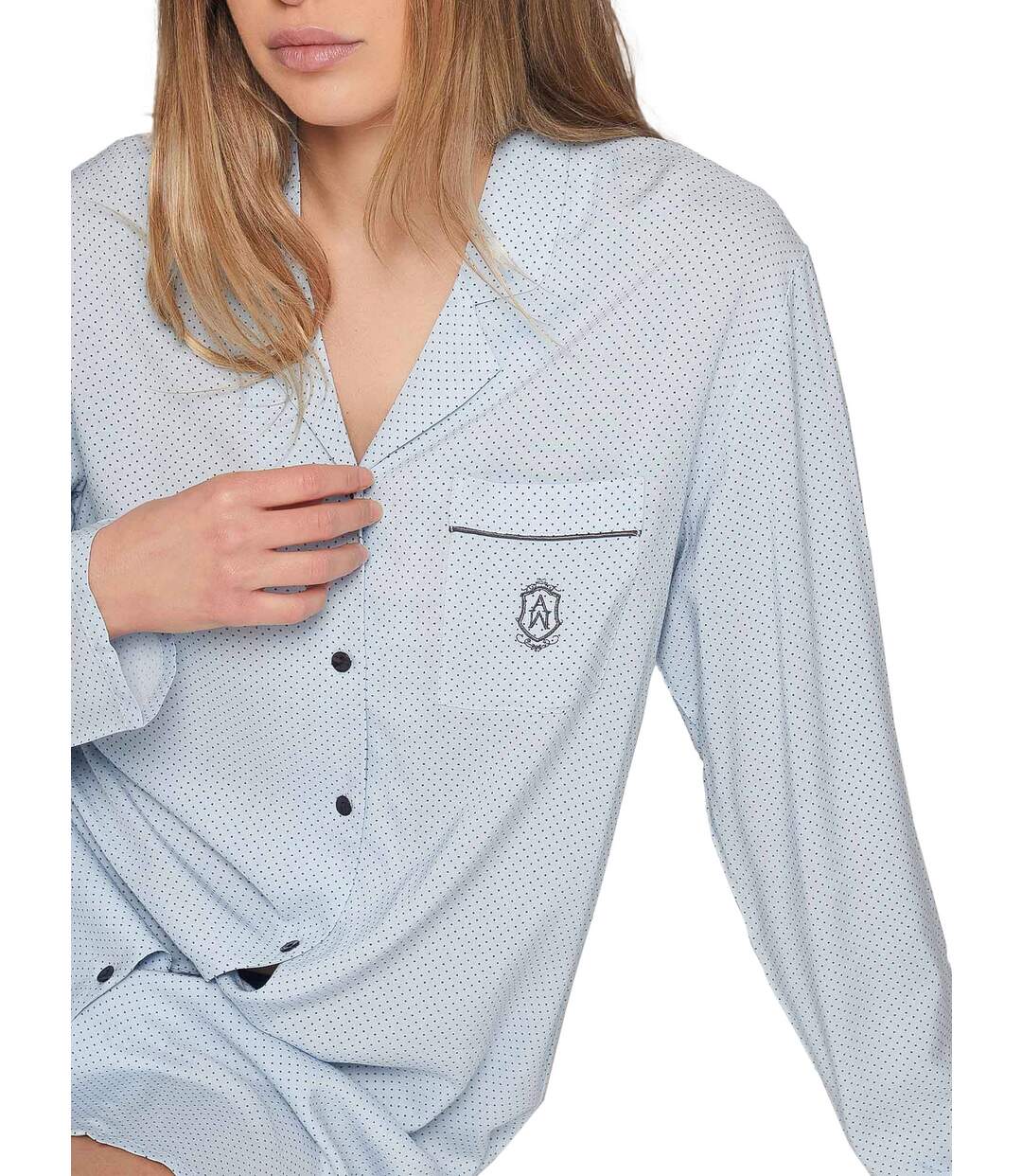 Chemise de nuit manches longues Winter Ocean Admas