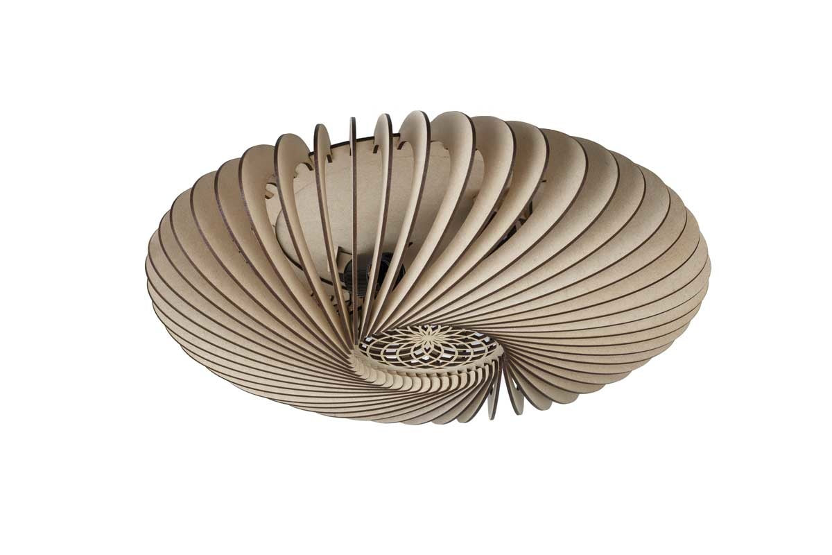 Blij Design  Plafondlamp Swan Ã 36 cm naturel