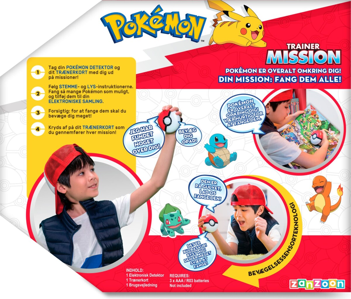 Pokémon - Trainer Mission Spil - Dansk
