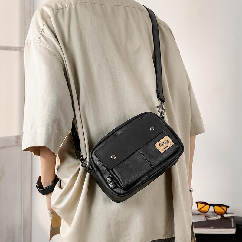 BagBuzz - Crossbodytas met klep van imitatieleer