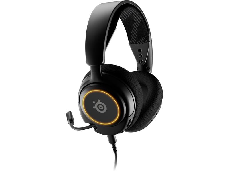Steel Series Headset Arctis Nova 3 Schwarz Over-Ear Gaming-Headset mit Surround-Sound