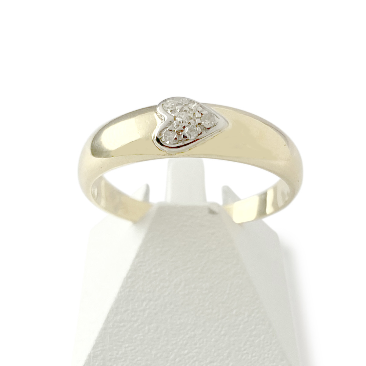 Bague d'occasion or 750 jaune diamants