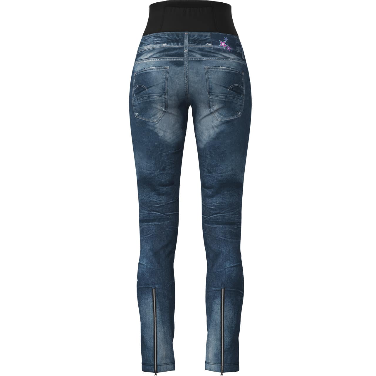 Crazy Damen Touring Hose SOUND print light jeans | Crazy Tourenskibekleidung Damen | Crazy | C | Brands | XSPO-Fashion