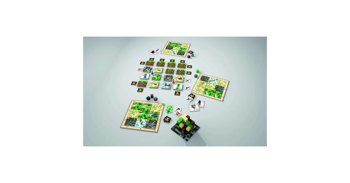 RavensburgerMinecraft Builders & Biomes Bordspel  (Meertalig, 2 - 4 spelers, 30 - 60 minuten, Vanaf 10 jaar)