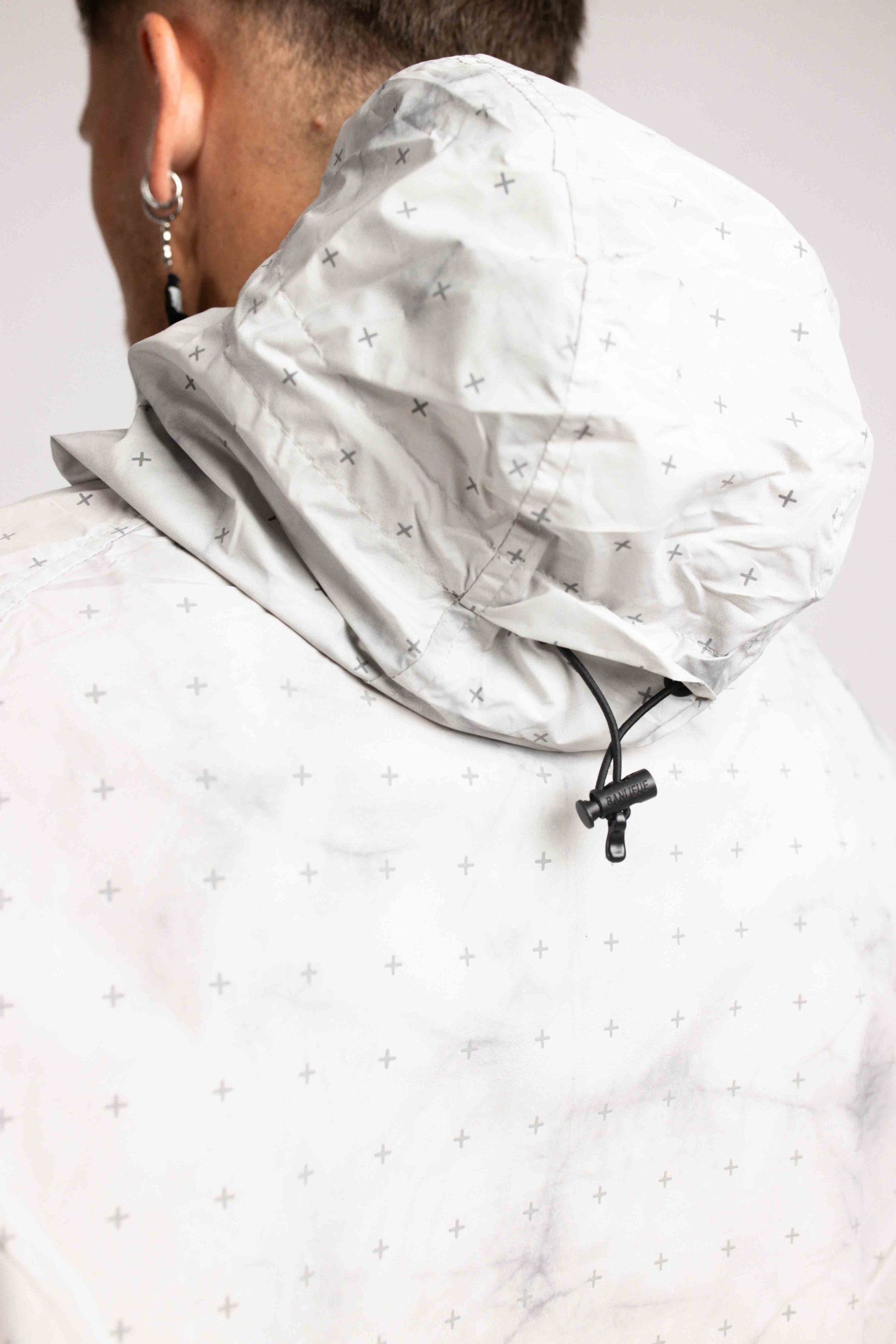 Banlieue B  Hooded Anorak Grijs