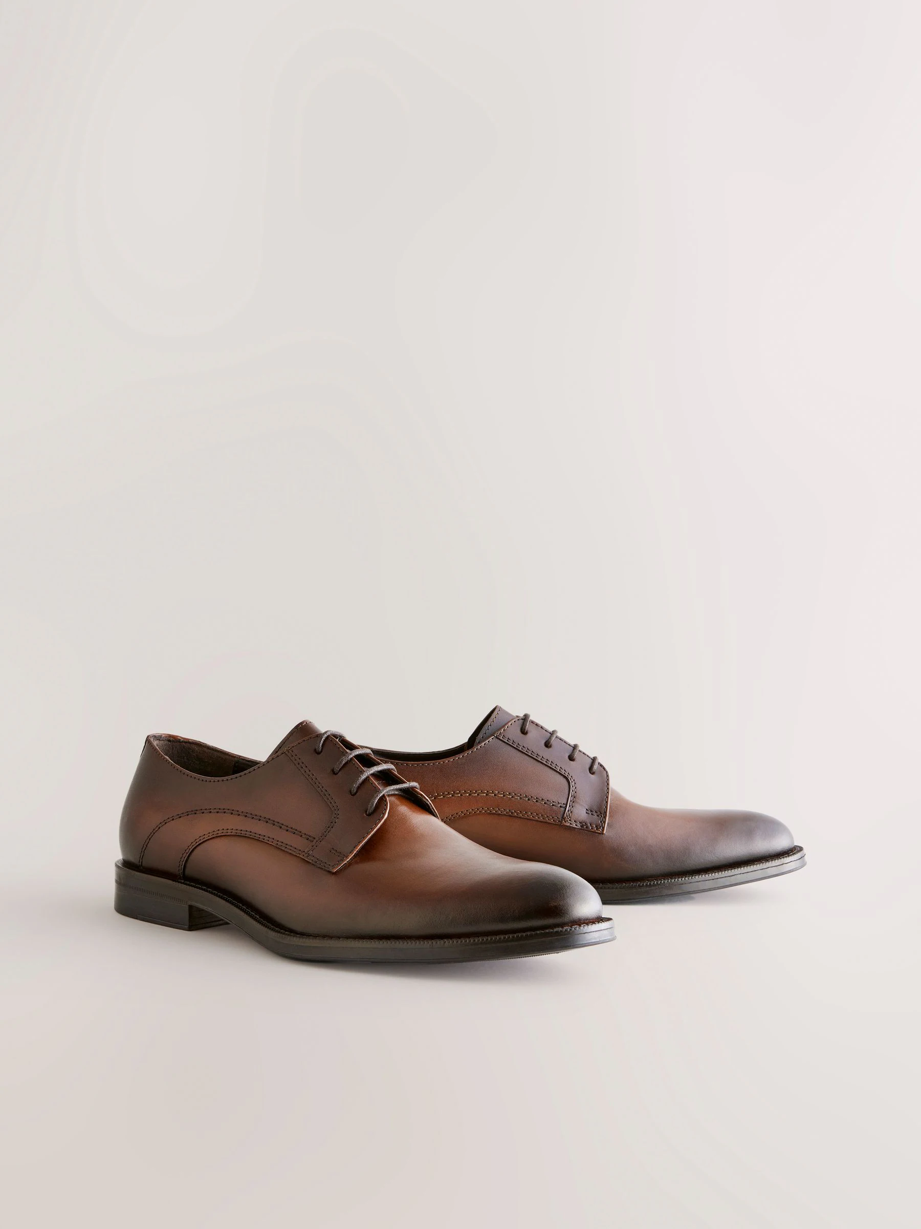 Bruin - Leren Derby schoenen