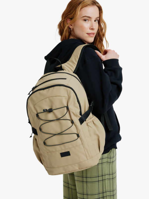 Jayjay Sac à dos moyen Beige Femme