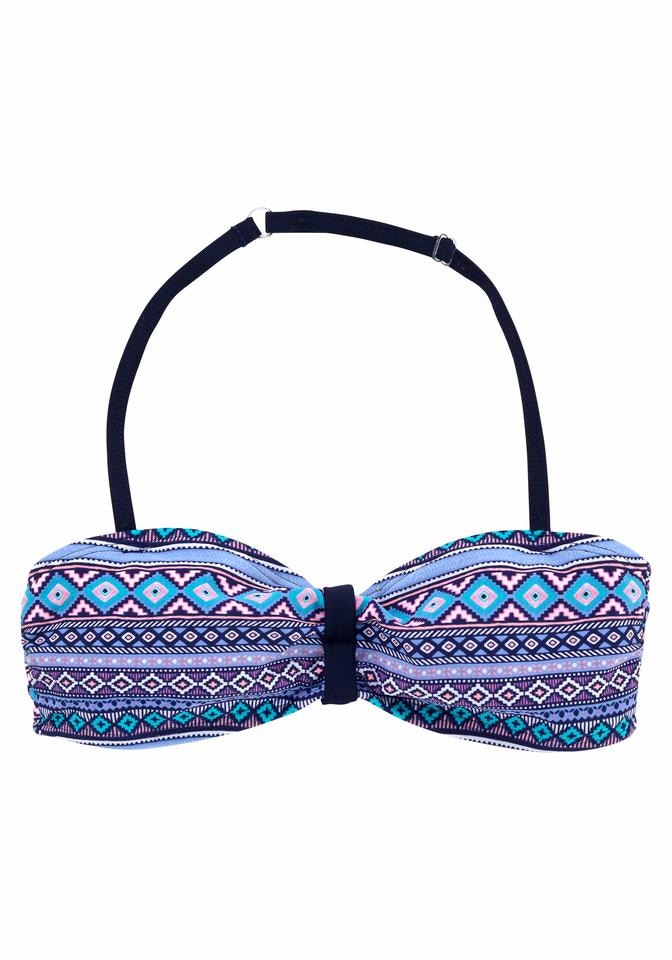 s.Oliver Bandeau-Bikini , mit grafischem Druck