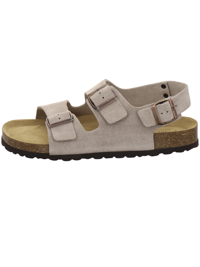Sandalen Herren Leder quarz