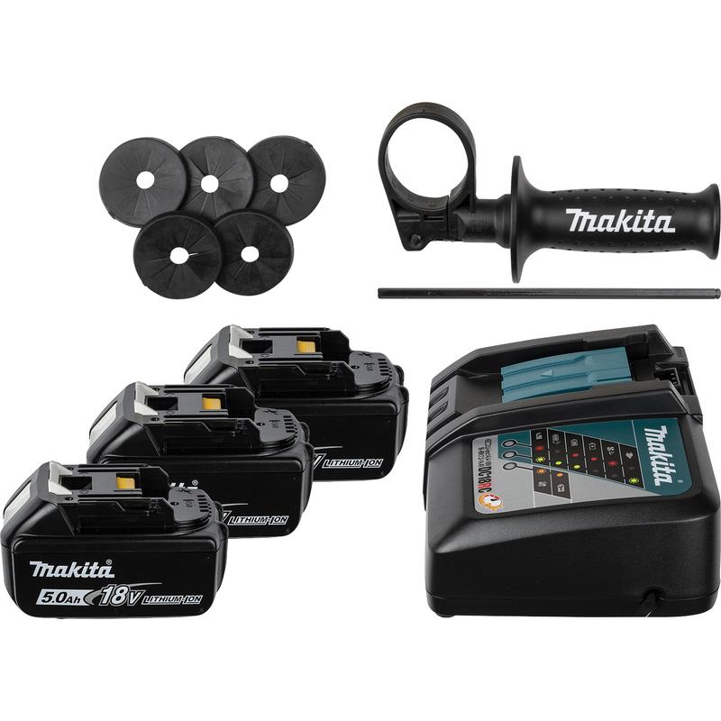 Makita DLX3106TW1 combopack 18V 3x 5,0Ah Li-ion