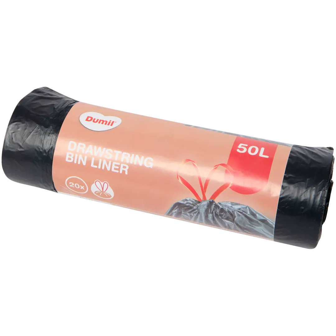 Sacs-poubelle avec lien coulissant Dumil