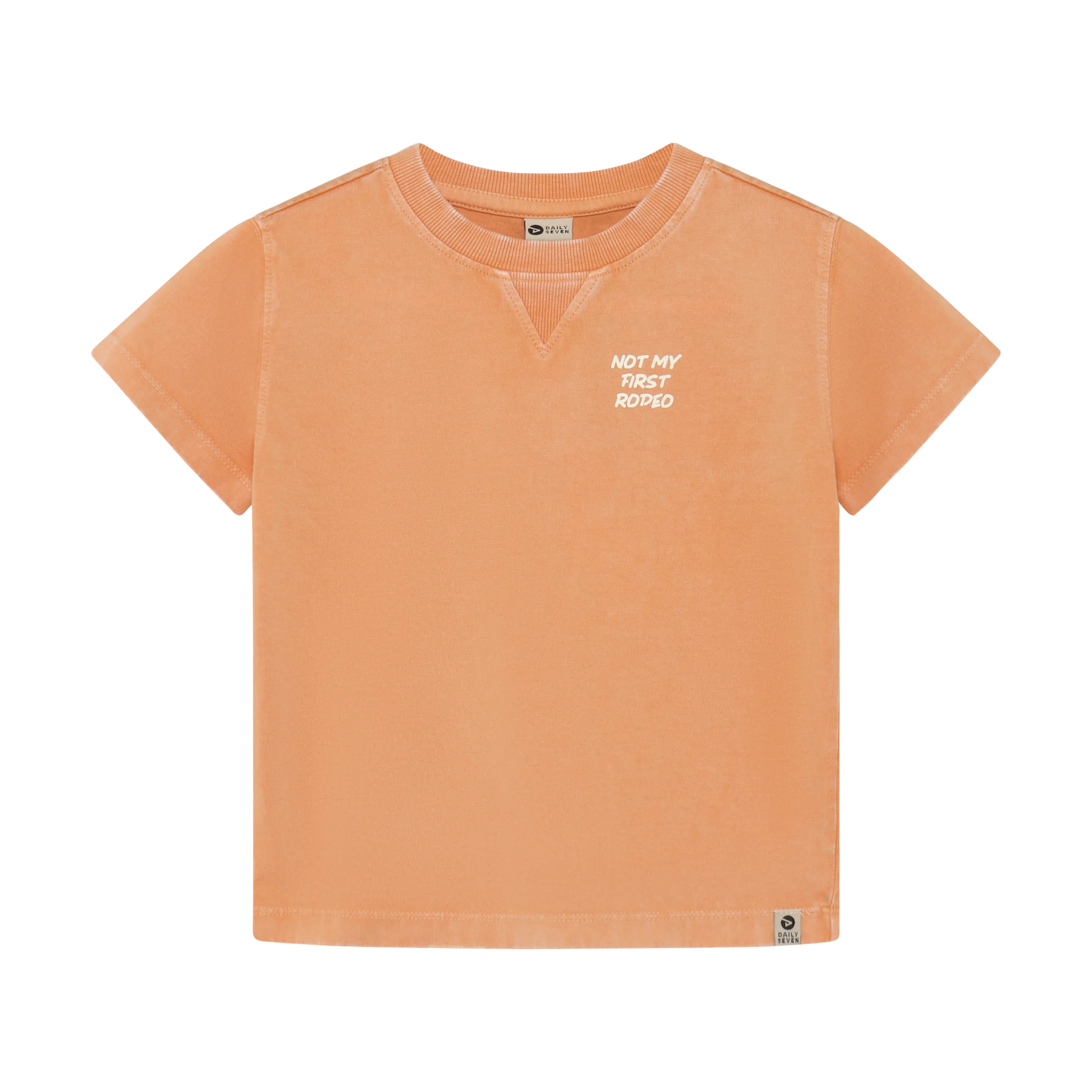 Daily7 Daily7 t-shirt backprint sandstone
