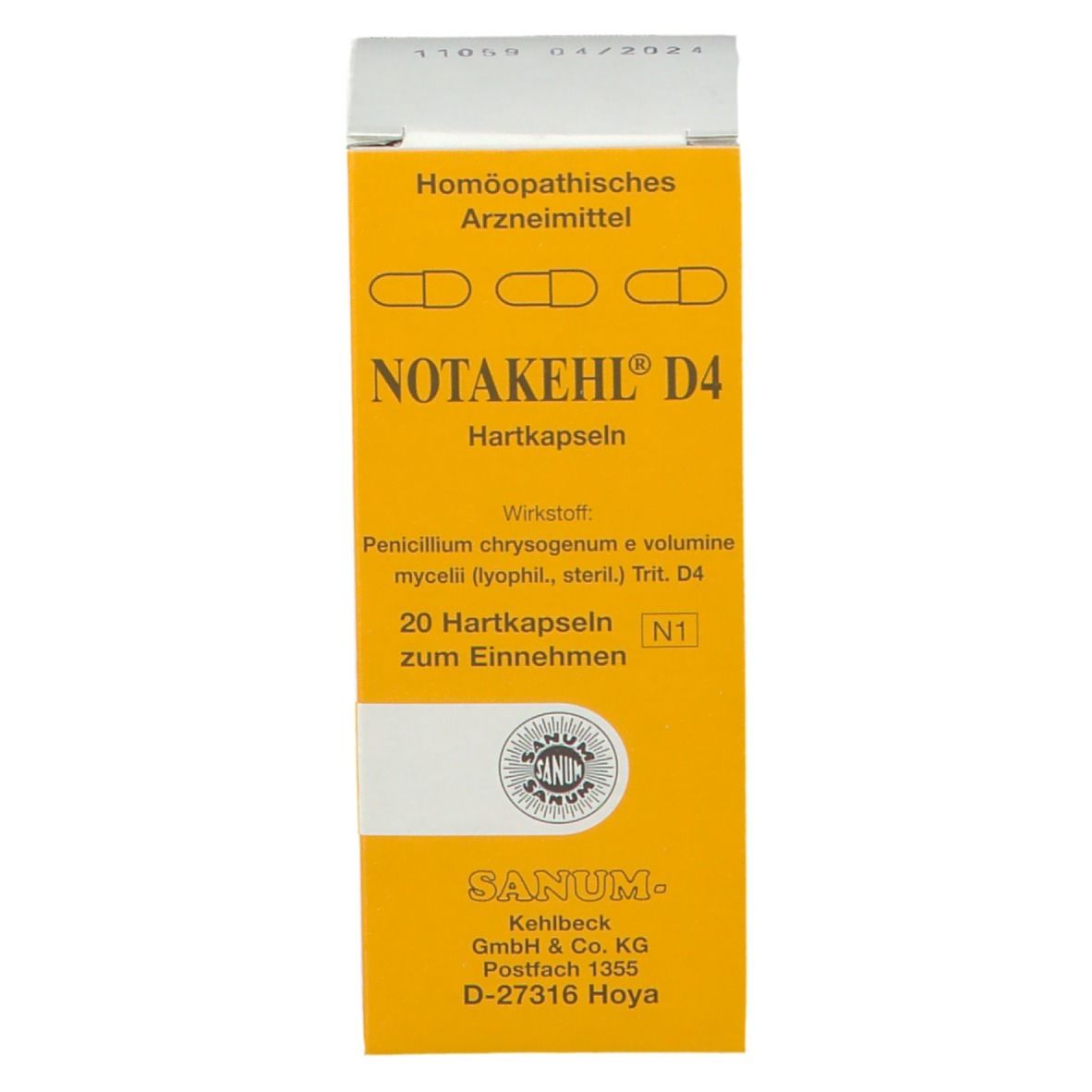 Notakehl® D4 Kapseln