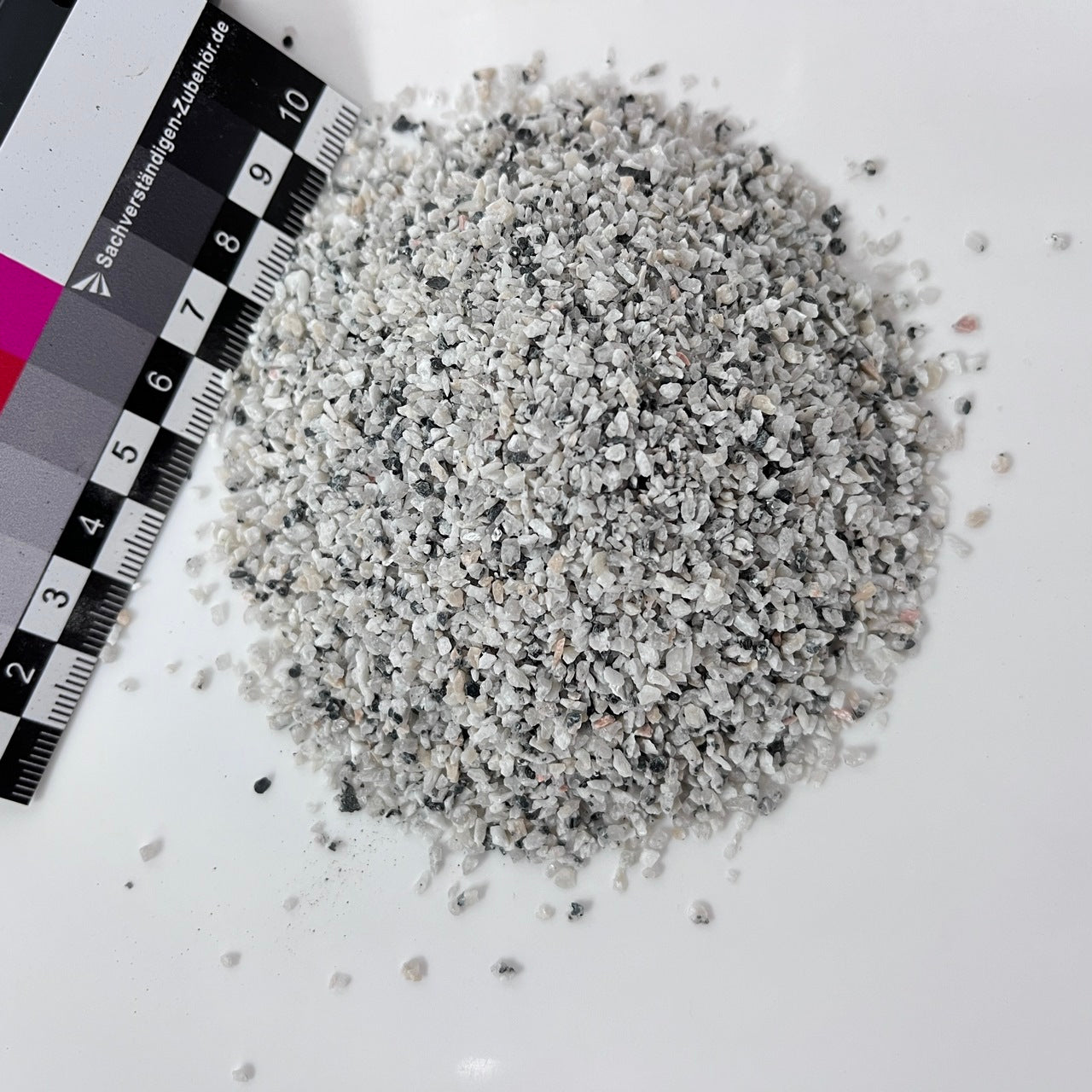 Areia de microcimento granito branco / Big bag de 1.000 kg / 0,2-0,6 mm