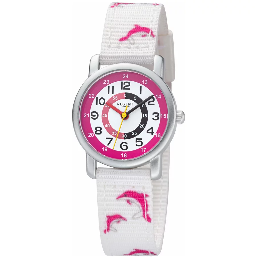 Regent Kinderuhr Delphin white