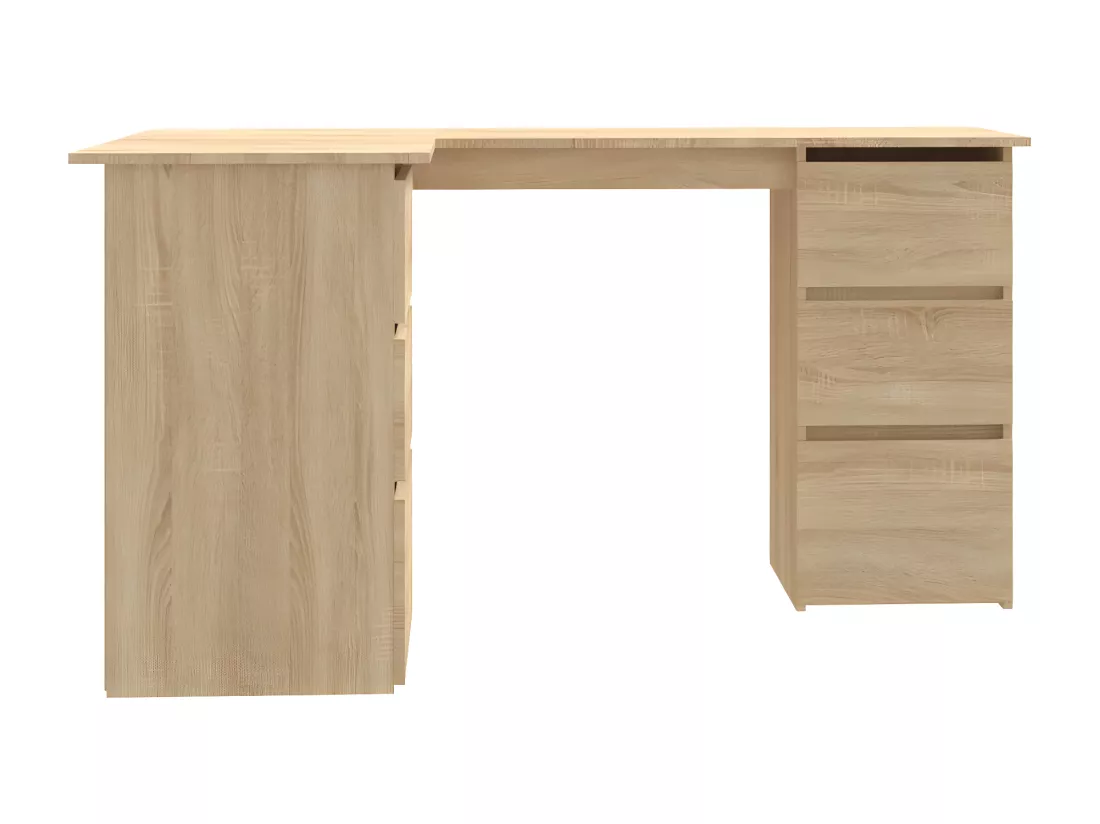 Bureau d'angle Chêne sonoma 145x100x76 cm Aggloméré