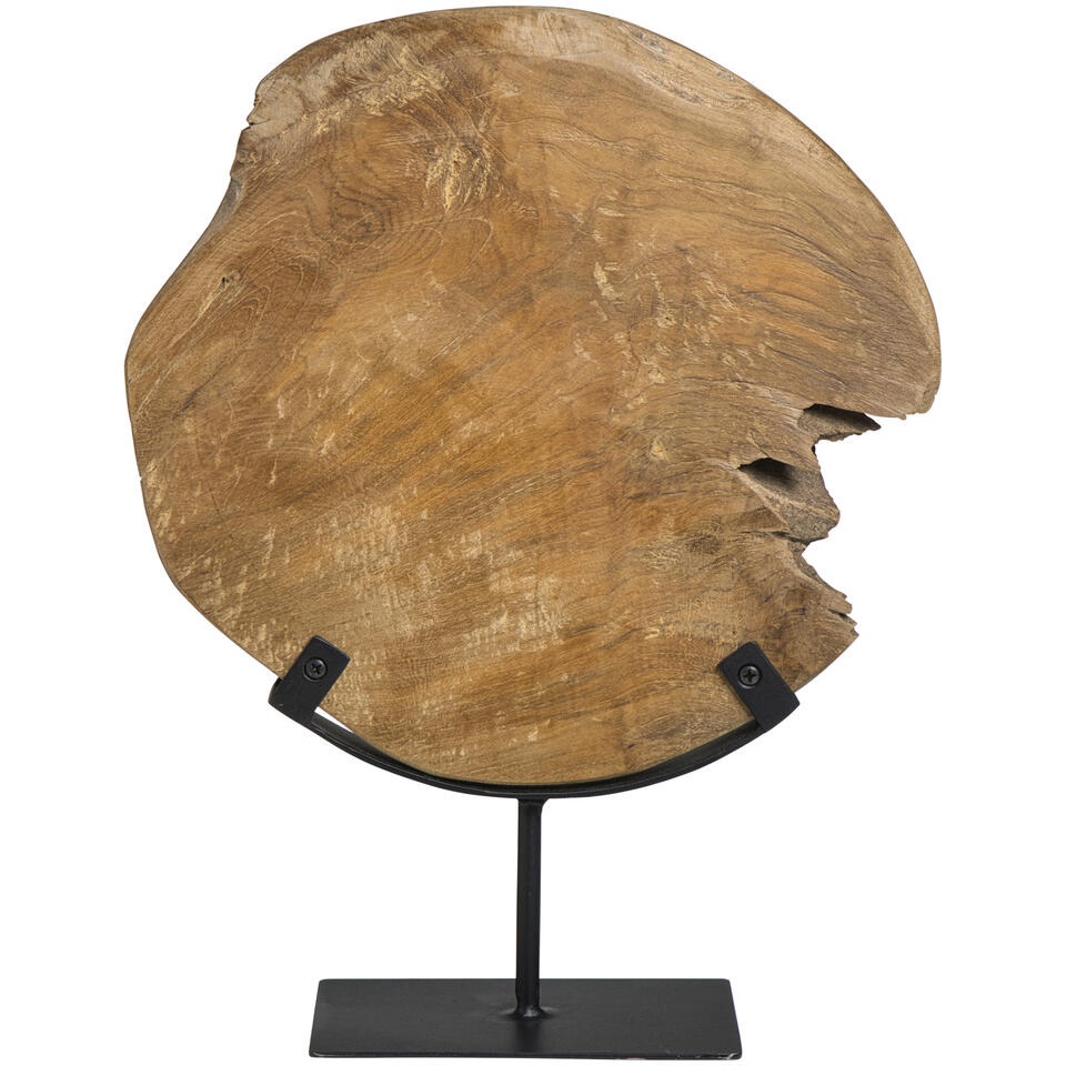 Beeld Nomad - zwart/naturel - 37x27x10 cm