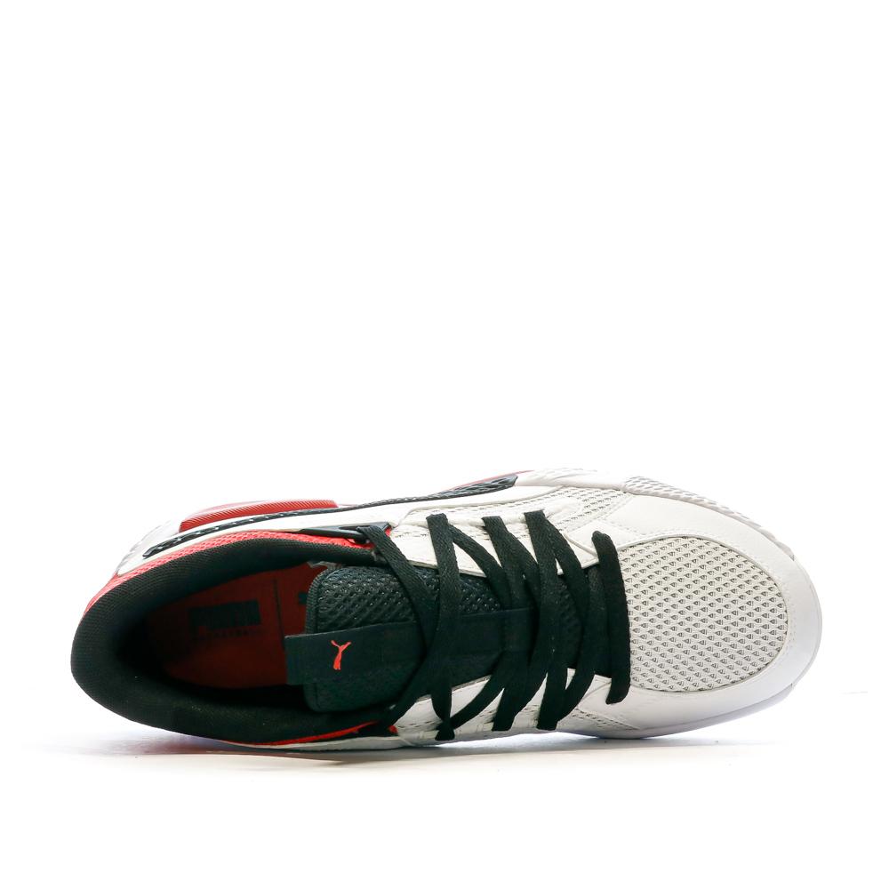 Puma Chaussures de Basketball Blanche/Noire/Rouge Homme Puma Court Rider
