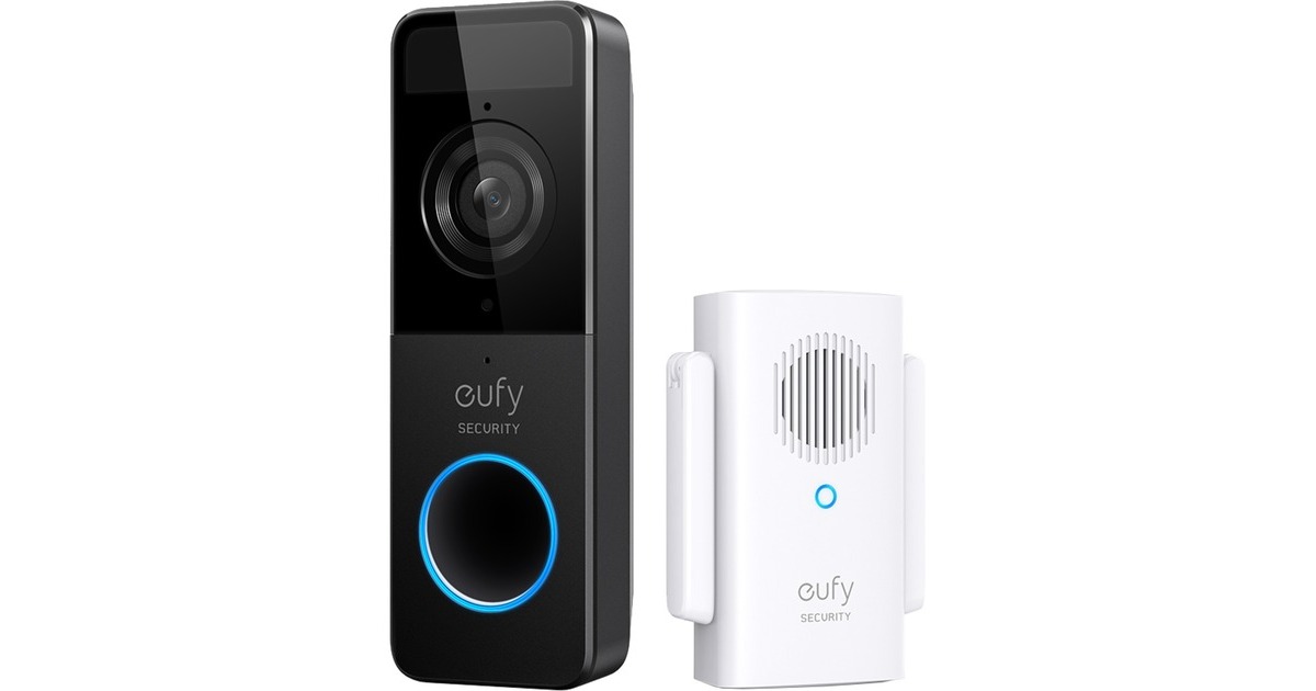 AnkerEufy Video Doorbell Slim  (Zwart, Tweedekans)