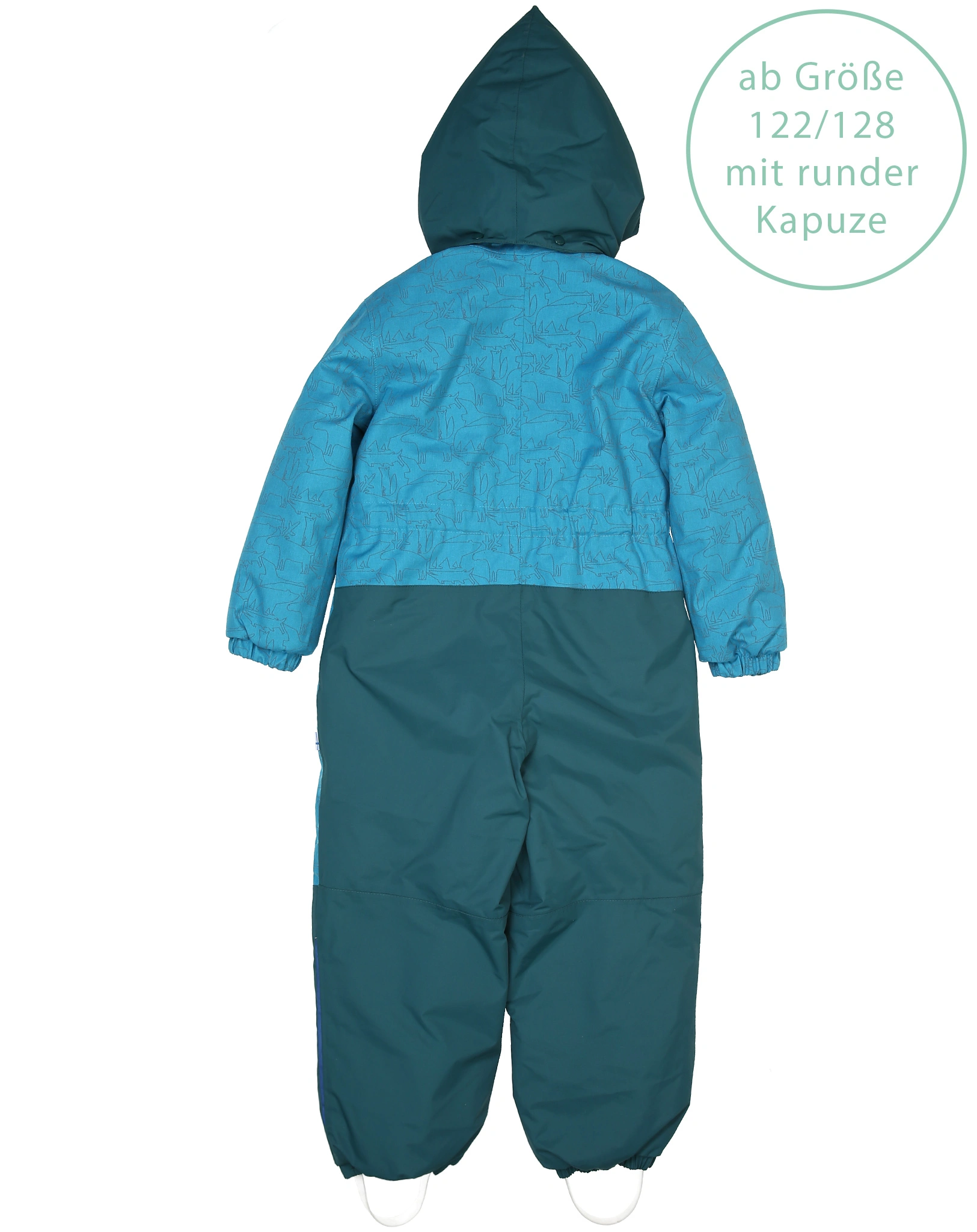 Winteroverall TURVA ICE in mosaic/deep teal