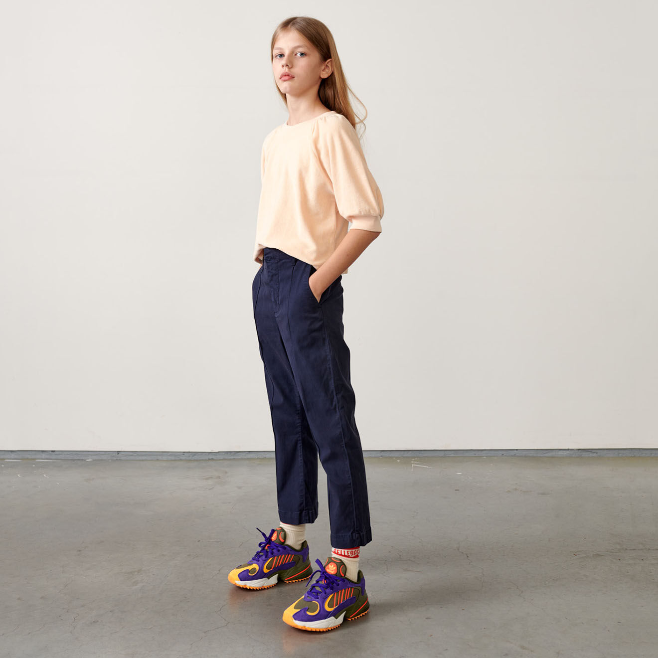 Bellerose Sweat Moni en Coton éponge rose pâle