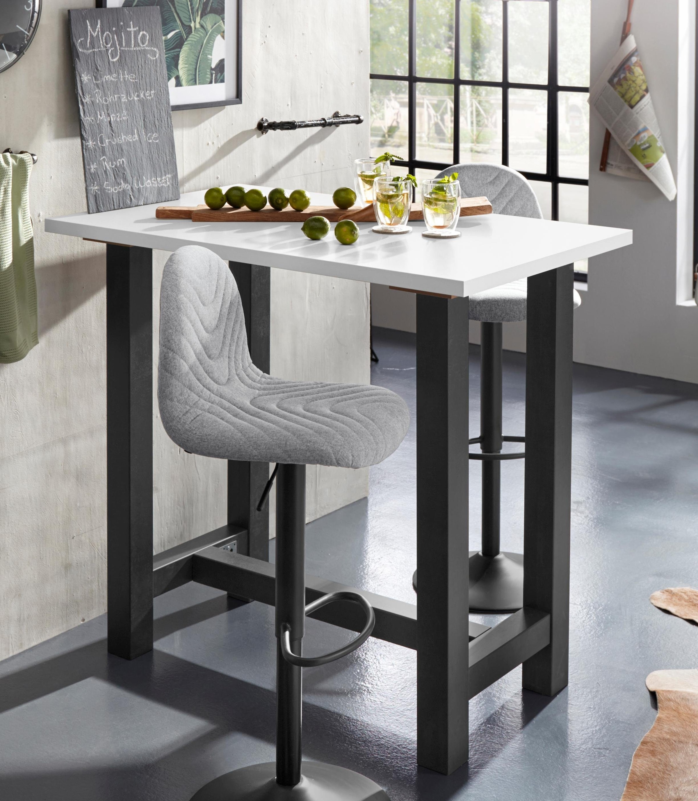 Mäusbacher Bartisch Gestell in U-Form (Breite 120, 140 oder 160 cm)