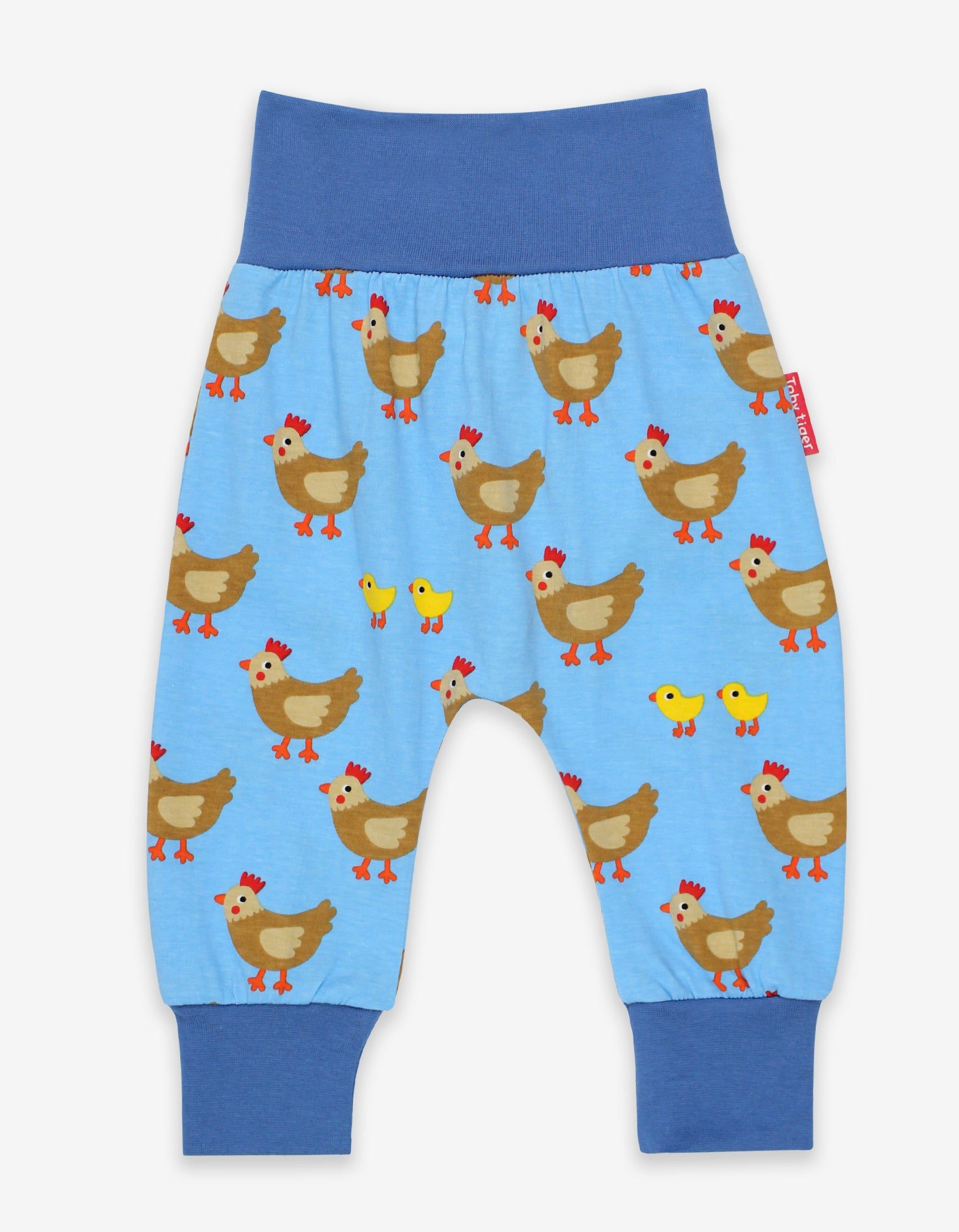 Toby Tiger Babyhose mit Hühner Print