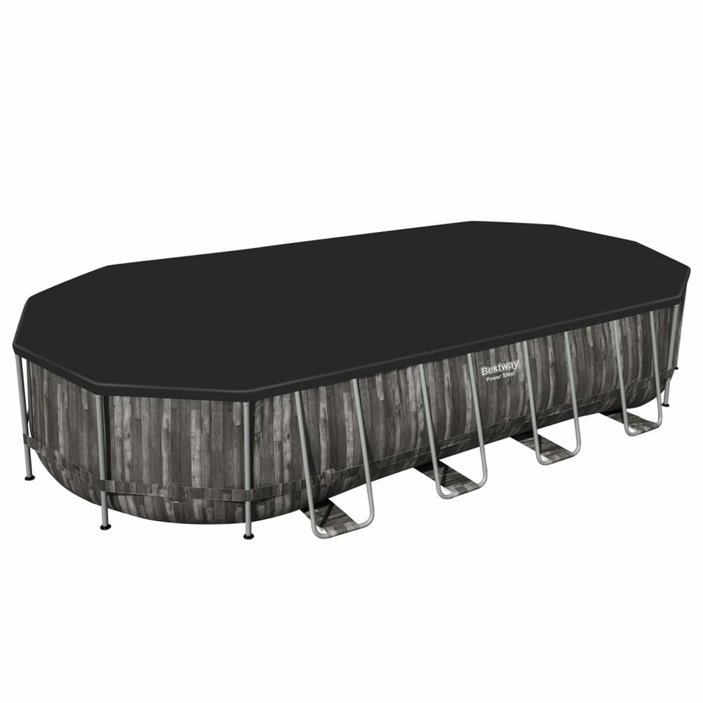 Ensemble de piscine ovale 7,32x3,66x1,22 m