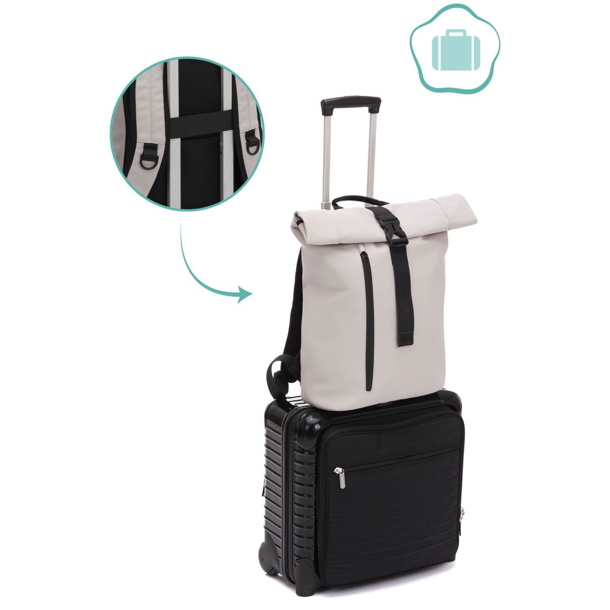 fillikidfillikid   Wickelrucksack Oslo alabaster