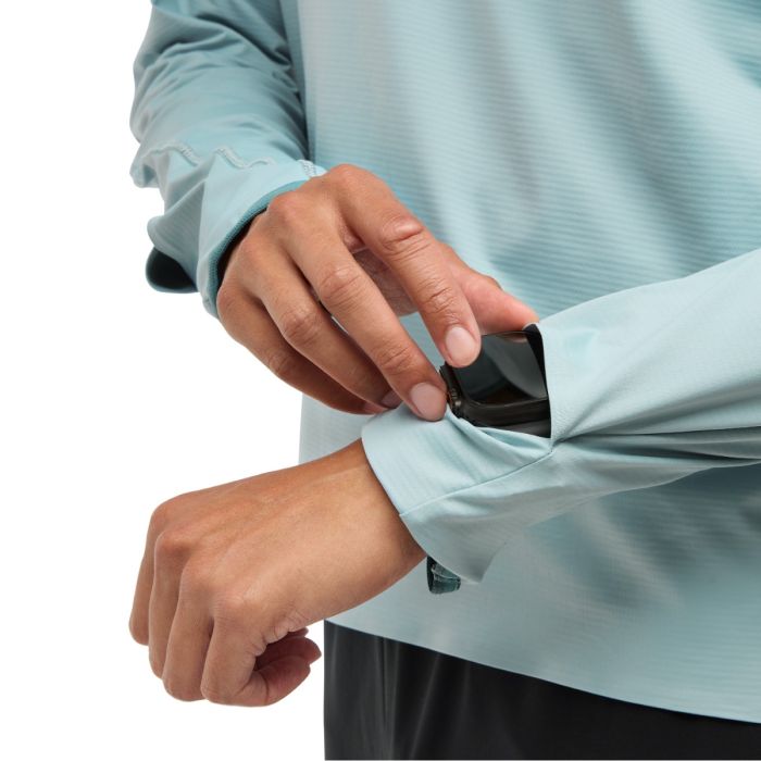Hoka Herre Trøjer GlideTech Quarter Zip Blå