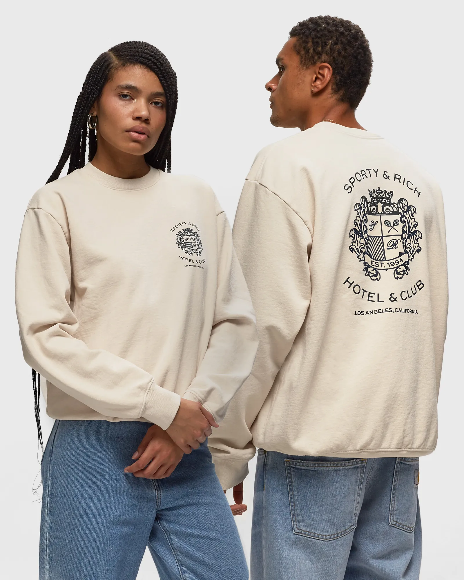Sporty & Rich HOTEL CREWNECK