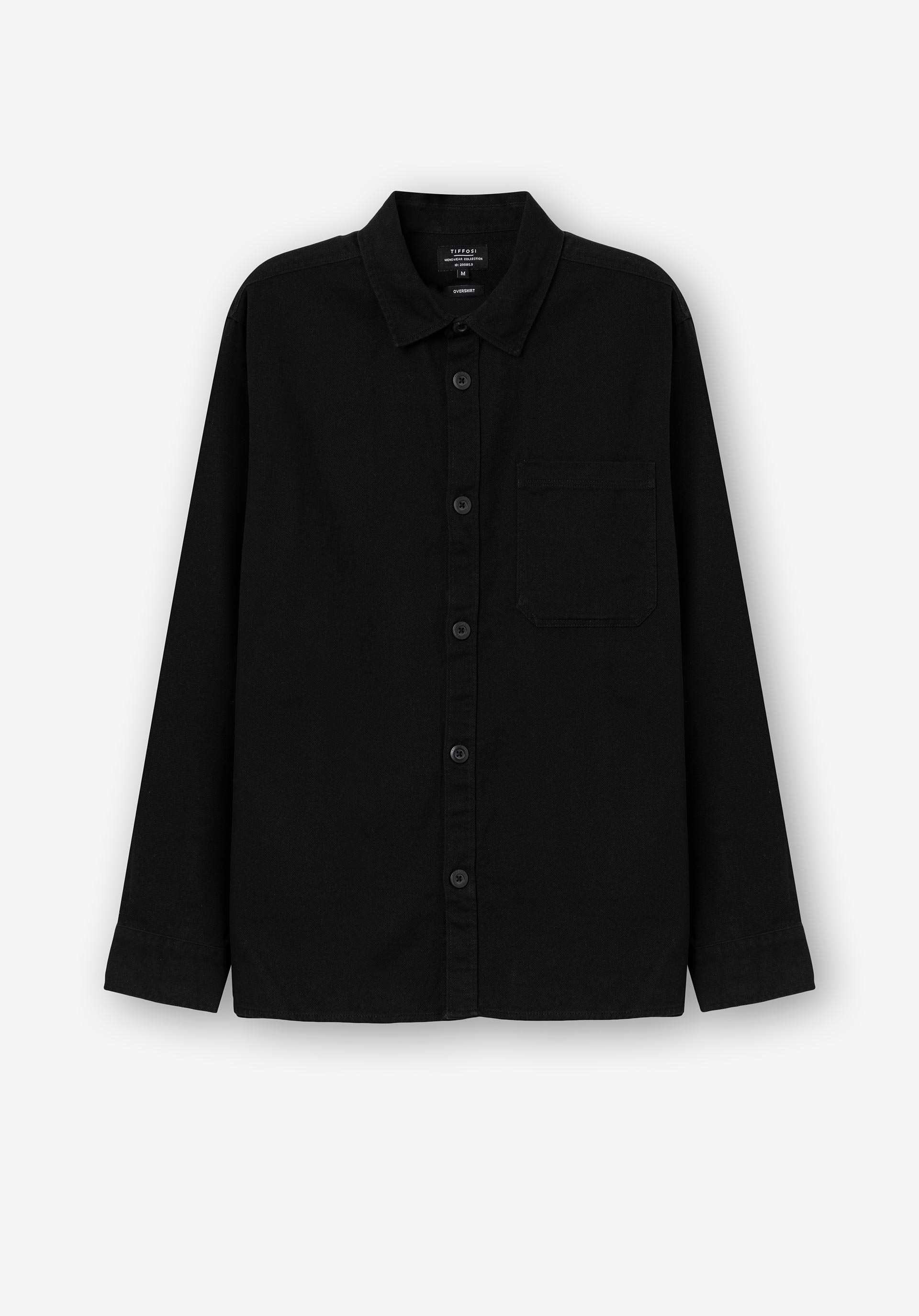 Camisa Overshirt Twill com Bolso