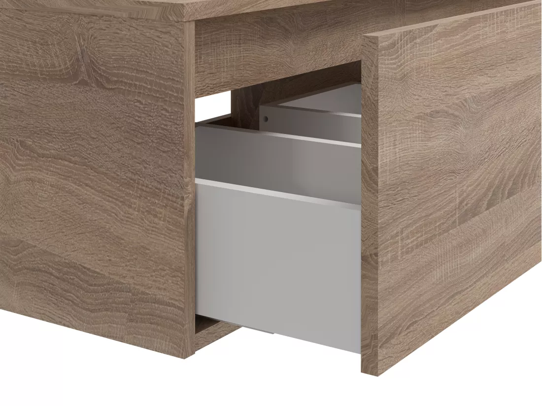 Meuble sous vasque suspendu - Coloris naturel clair - L150 cm - ISAURE II